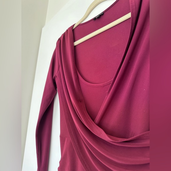 Bodycon plum coloured dress - Picture 4 of 4